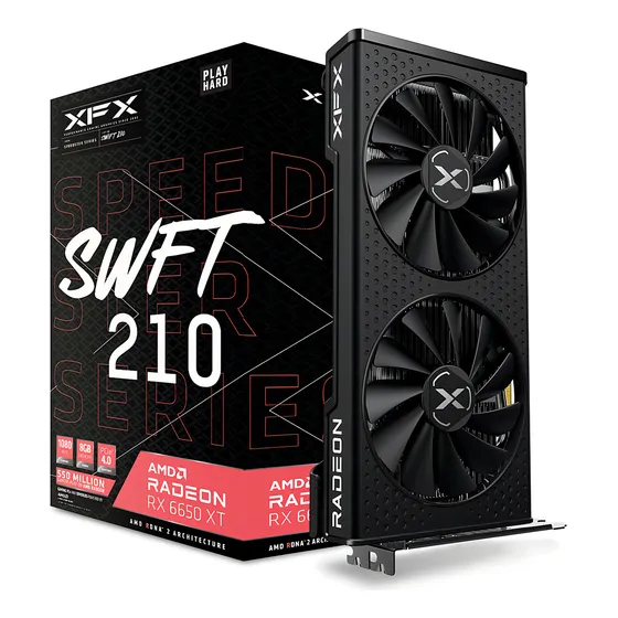 Placa de Video XFX Radeon RX 6650 XT Speedster SWFT210 8GB RX-665X8DFDY
