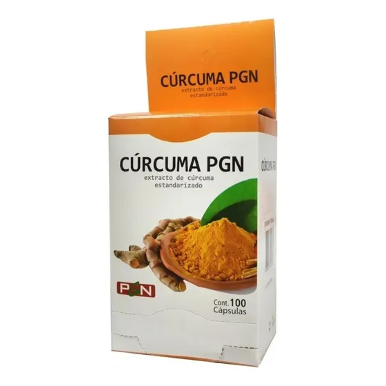 Cúrcuma & Pimienta Negra X 100 Cápsulas Laboratorio Pgn 