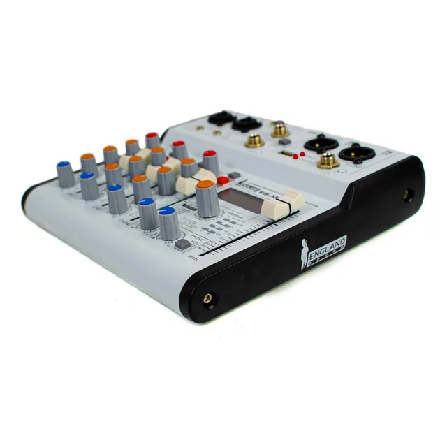 Consola De Audio De 4 Canales, Interfaz Usb Dsp Multiefectos