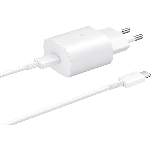 Cargador Samsung Turbo 25w S21 Ultra Tipo C A C