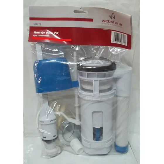 Herraje Wc Monoblock Tipo Fluidmaster Botón Descarga Tapa 