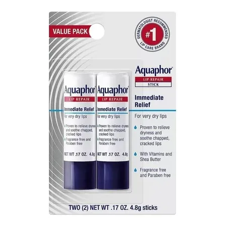 Balsamo Labial Aquaphor Lip Repair  2