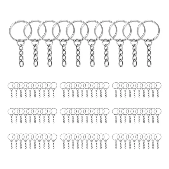 Argollas Para Llavero 100 Pzas (2.5cm)