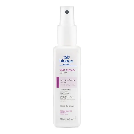 Loção Tônica Anti Idade Vino-therapy Lotion Bioage 120ml