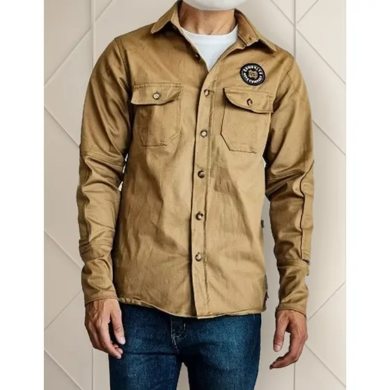 Camisa Brooklyn Shamrock Kevlar Y Protecciones -en Teo Motos