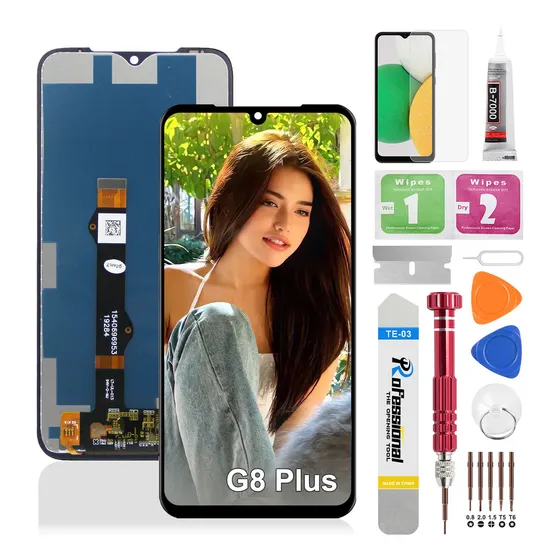 Okbichi Pantalla Táctil Lcd Para Moto G8 Plus Xt2019, Xt2019-2