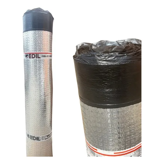 Manto Real Asfaltico Aluminizado Flameable Edil 1x10m 3mm