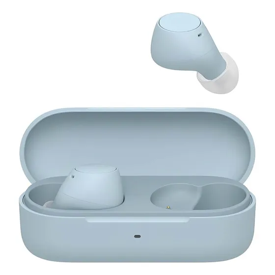 Auriculares Bluetooth inalámbricos Sony WF-c510 True con micrófono color azul