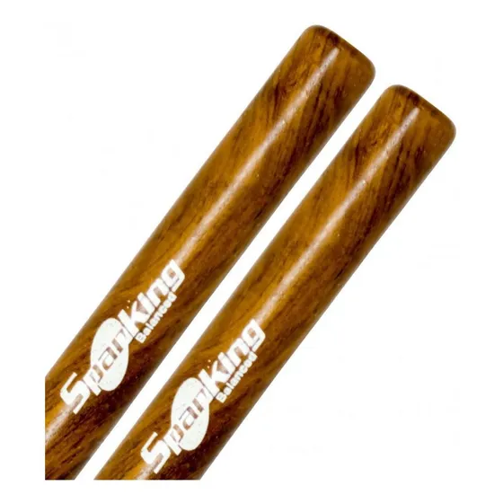 Clave De Percussão Baqueta Jatoba Em Madeira Spanking Par   
