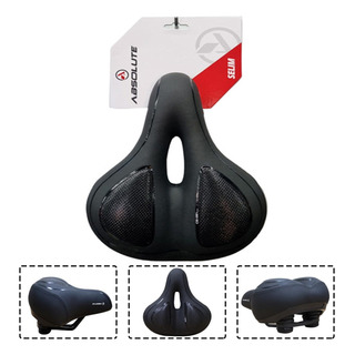 Banco Selim Bicicleta 2 Molas Largo Gel Confortável Absolute Banco Selim Bicicleta 2 Molas Largo Gel Confortável Absolute