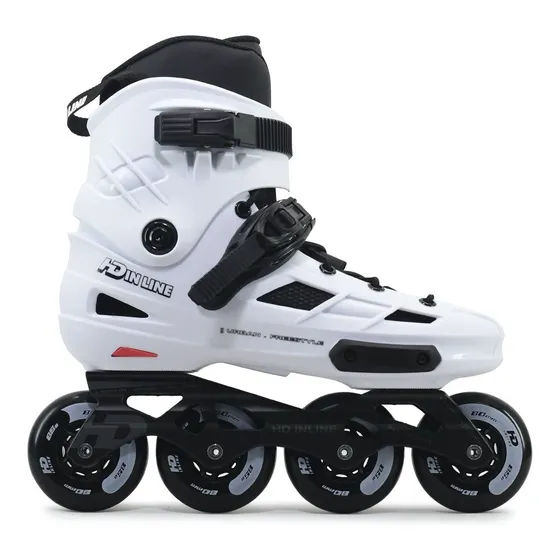 Patin Hd Inline New Skull 2021 Blanco Freeskate Freestyle