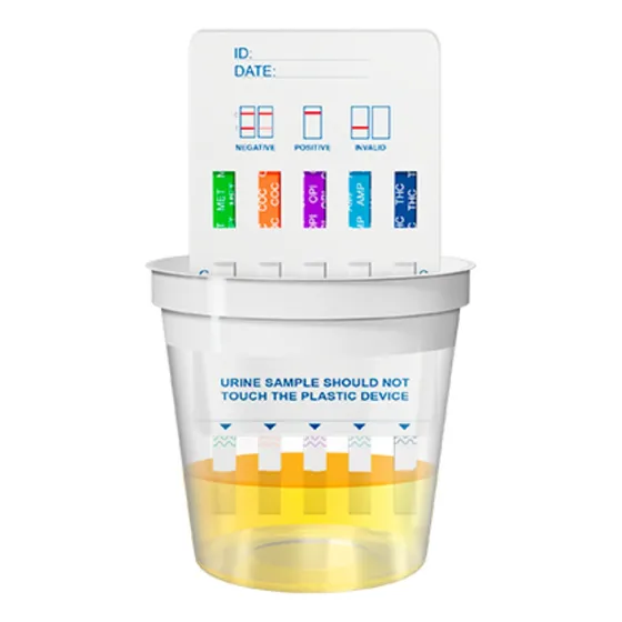 Prueba Antidoping 5 Elementos, Vasos Y Guantes Gratis. 1 Pz