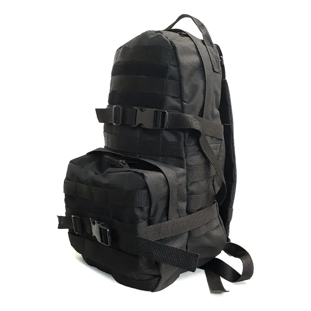 Mochila Táctica Modular Sistema Molle 14lts Negra Reforzada