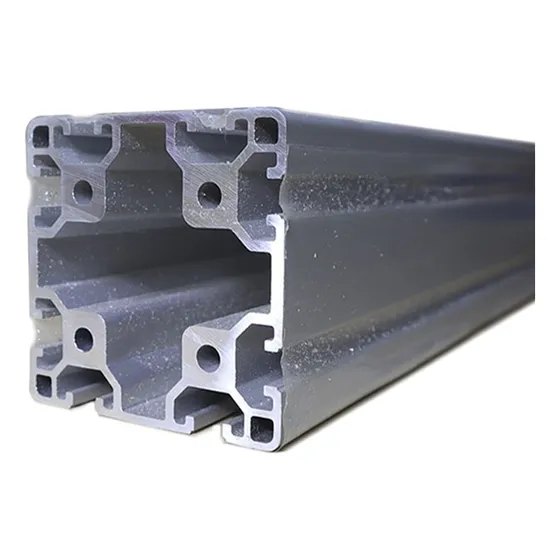 Perfil Aluminio T-slot 80x80 Plateado 1000mm - Cimech 3d
