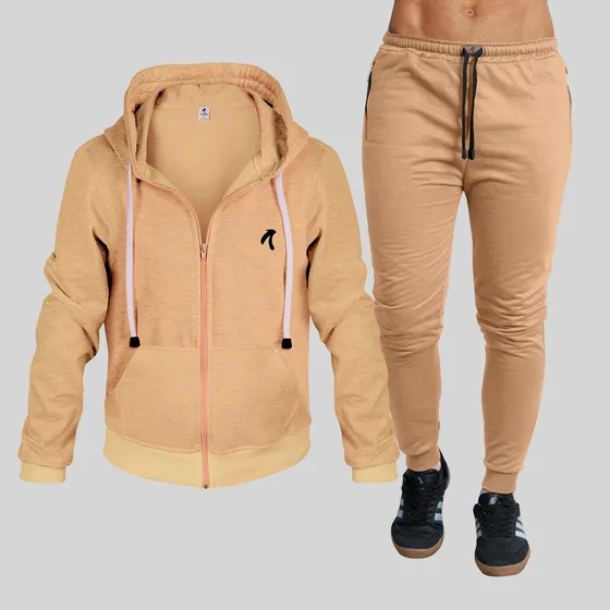 Conjunto Chaqueta Sudadera Más Jogger Deportiva Unicolor