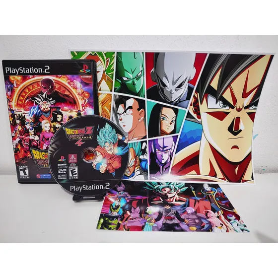 Dragon Ball Z: Budokai Tenkaichi 4 Com Poster Ps2