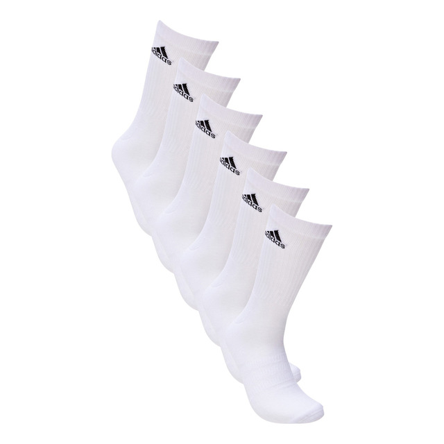 Kit 6 Pares Meias Unissex Cano Médio adidas Kit 6 Pares Meias Unissex Cano Médio adidas