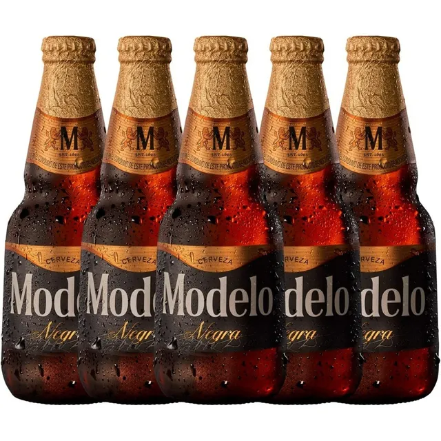 Cerveza Obscura Negra Modelo 12 Botellas De 355ml C/u