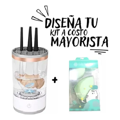 Lava Brocha Electrico Maquillaje