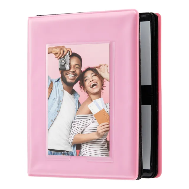 Álbum De Fotos Zink 2x3 Mini De 64 Bolsillos Para Papel Zink