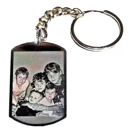 Foto Llavero Acero Personalizado 30x50mm Doble Faz