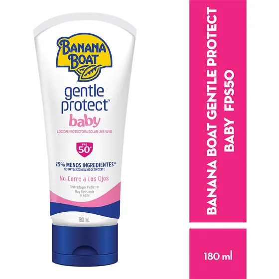 Protector Solar Banana Boat Gentle Protect Baby FPS 50+, 180ml