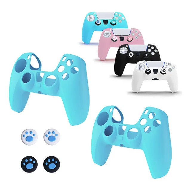 Silicon Protector Para Ps5 Control Funda Goma Cubierta 6pcs