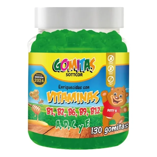 Multivitamina Para Niños Gomitas Sottcor 100gr Chicle