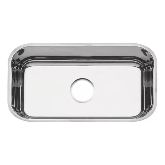Lavaplatos Tramontina Rectangular Acero Alta Calidad Color Plateado
