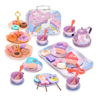 Juego De Tazas De Té Estilo Unicornio De Kitchen Toys, Paque Juego De Tazas De Té Estilo Unicornio De Kitchen Toys, Paque