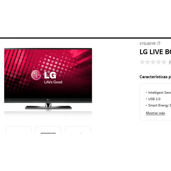 Tv Led LG 47  Sl80yr -para Repuesto O Reparar Tarjeta Video