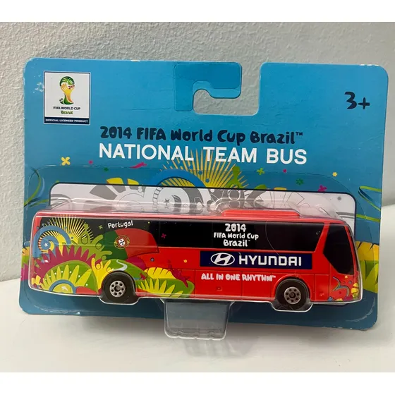 2014 Fifa Brasil Autobus De Portugal Nuevo Hyundai Esc. 1/87