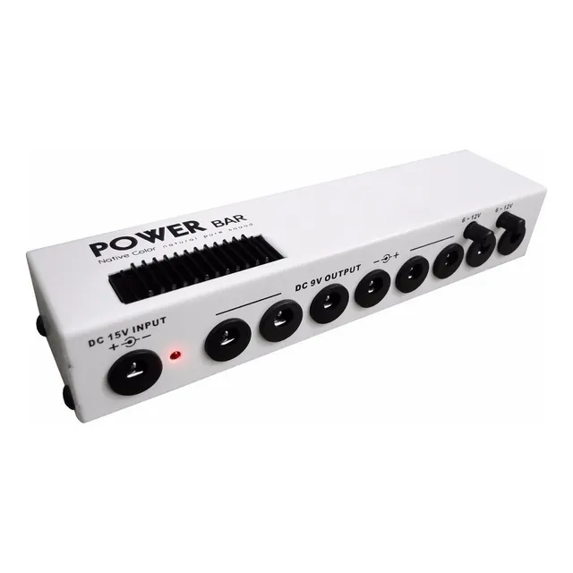 Fuente Artec Power Bar Pwb-8 Transformador Para 8 Pedales 6,9,12v