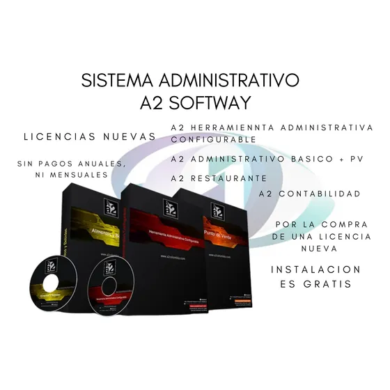 Sistem Administrativo (a2 Softway) Licencia Nueva Original