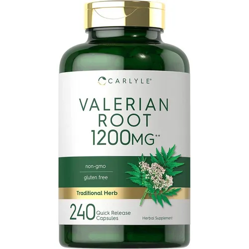 Valeriana 1200mg 240 Capsulas Calmante Antiestres Eg I19 Sabor Nd