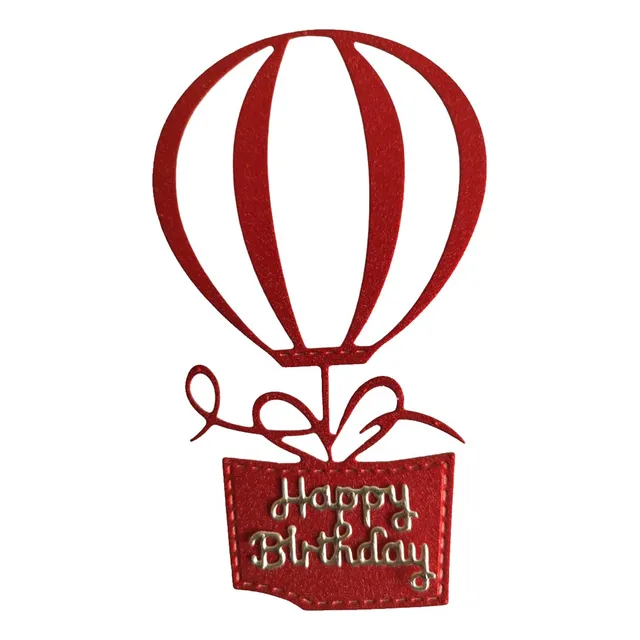 Troquel Cortador Scrapbook Cut Sizzix Big - Globo Cumpleaños