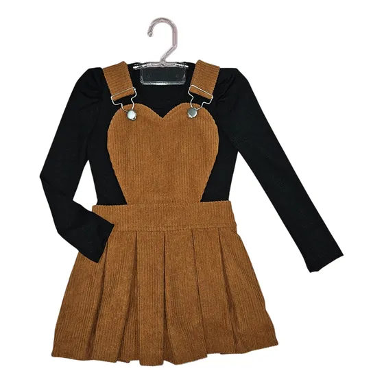 Conjunto Infantil Salopete E Body Moda Inverno Blogueirinha