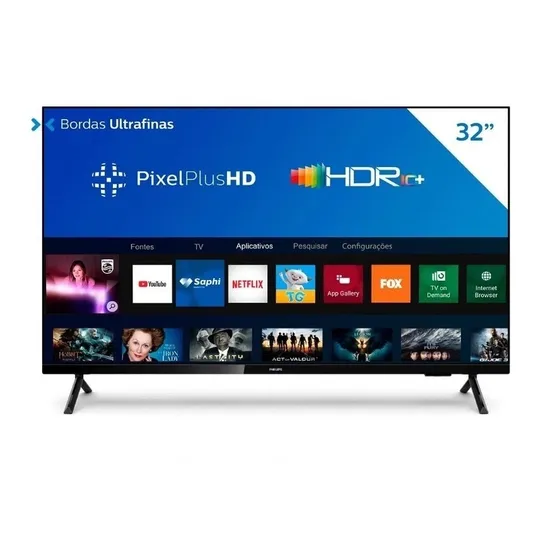 Smart Tv Philips 32  32phg6825/78 Hd 3 Hdmi 2 Usb Conversor