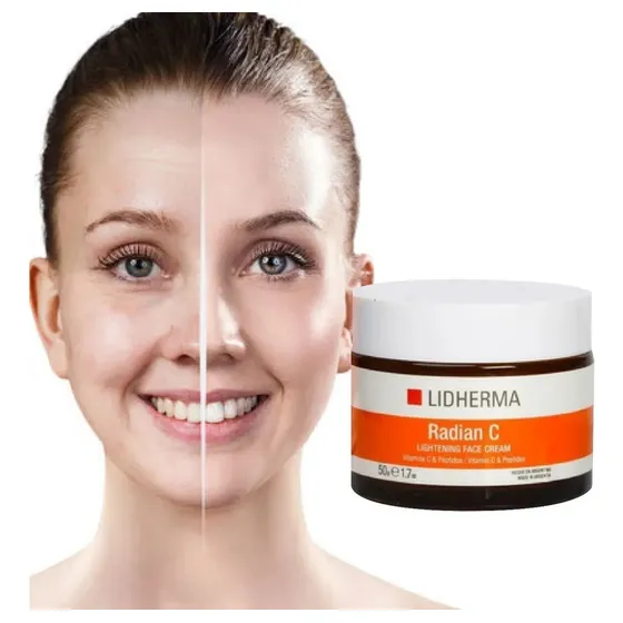 Crema Lightening Face Cream Lidherma Radian C día noche para piel mixta normal seca de 50g