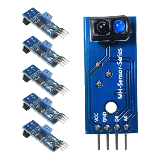 5 Piezas Módulo Tcrt5000 Sensor Óptico Reflectivo Arduino Pi