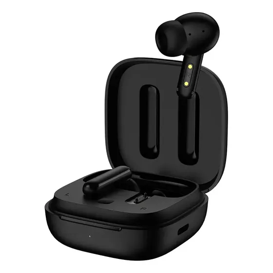 Fone de Ouvido Sem Fio QCY T13 ANC, Bluetooth 5.3 TWS, IPX5, Modo Gamer Baixa Latência, Cor Preto