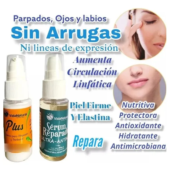 Crema Efecto Botox Sin Arrugas Párpados Boca Bolsas Ojos