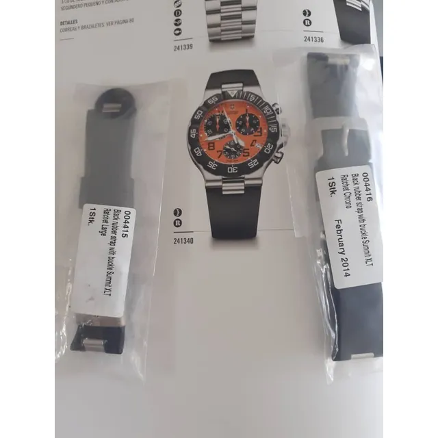 Correa Reloj Victorinox/swiss Army Mod Summit Xlt Goma Nueva