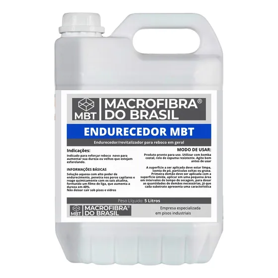 Endurecedor De Reboco Esfarelando - Mbt (5 Kg)