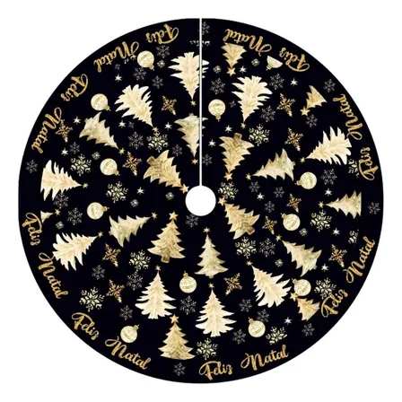 Saia Tapete Base Árvore De Natal Decoração Enfeite Natalino - Modelo 4