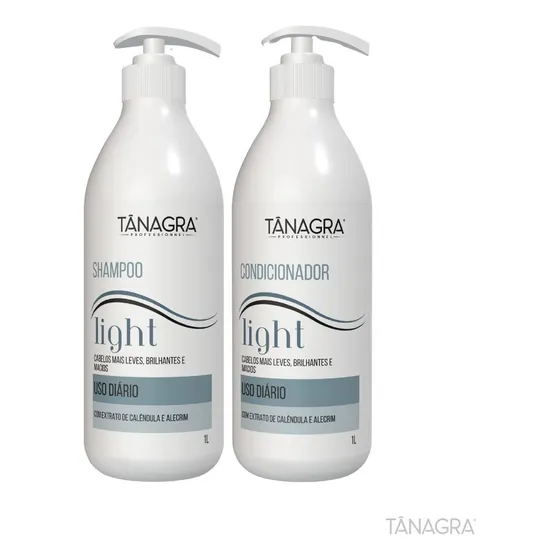 Kit Shampoo E Condicionador 1l Light Lavatório Tânagra