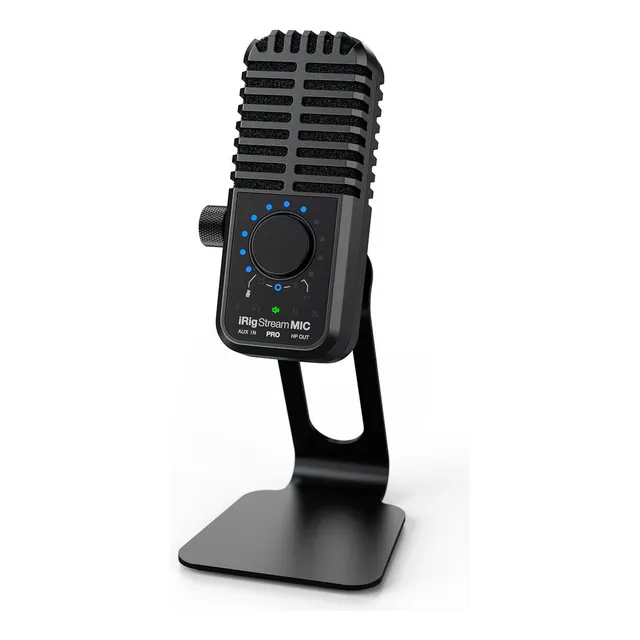 Micrófono Multipatrón Con Interface De Audio Integrada Irig 