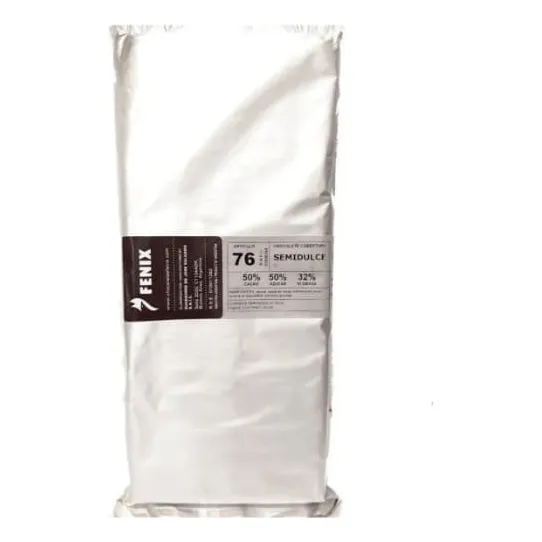 Chocolate Cobertura Fenix Semidulce Nº 76 X1kg