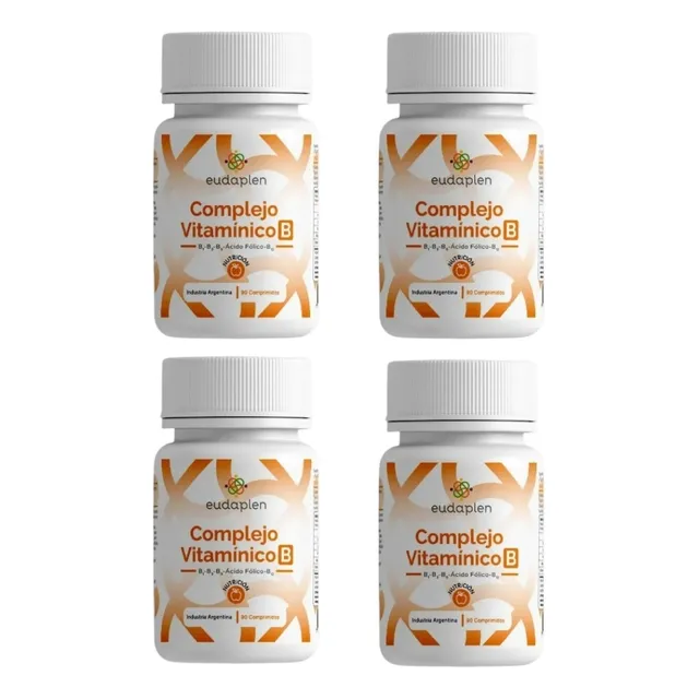Vitamina B 1 + B 3 + B 6 + B 9 Y B 12  Apto Vegano X  4 Uni
