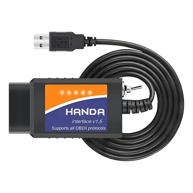 Escaner De Autos Obd2 Multimarca Usb Con Switch Fiat Ford